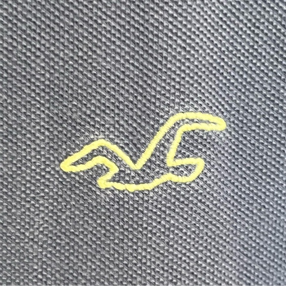 Hollister Polo Shirt Top Men's Size XL Short Sleeve‎ Epic Stretch Blue Casual - Picture 4 of 11